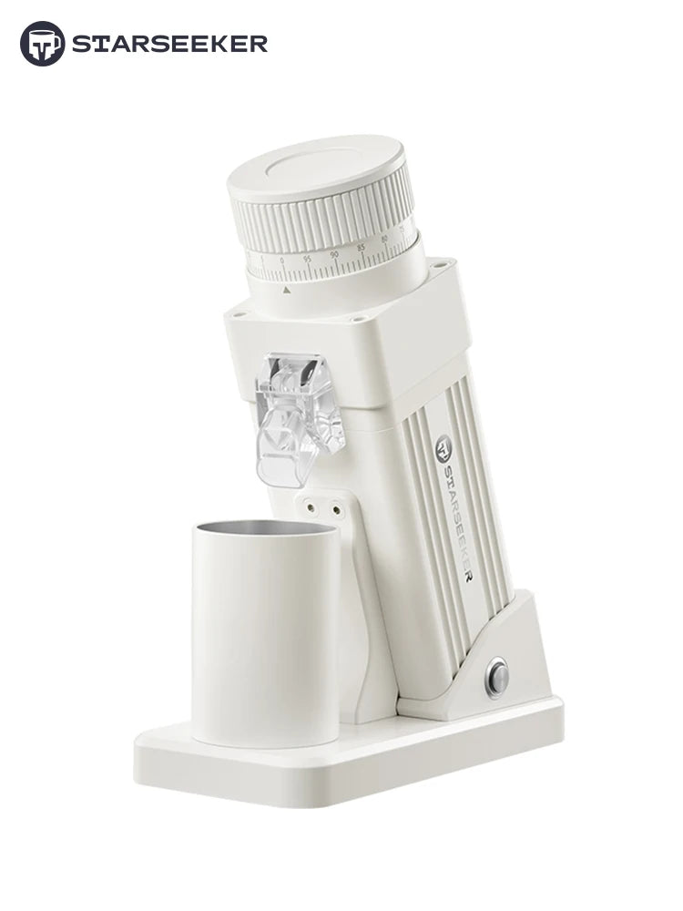 STARSEEKER E55Pro Electric Coffee Grinder 55MM Espresso Cone burr Stepless Fineness Adjustment Cold Brew Bean Grinder Black