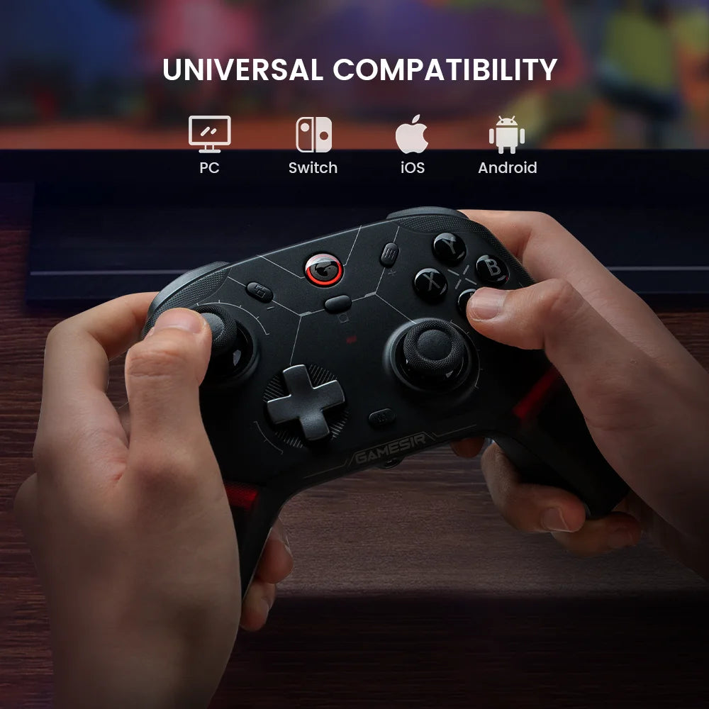 GameSir Cyclone 2 Wireless Pro Controller for Nintendo Switch 2 / PC / iPhone / Android - Hall Effect, Tri-Mode (BT/2.4G/USB)