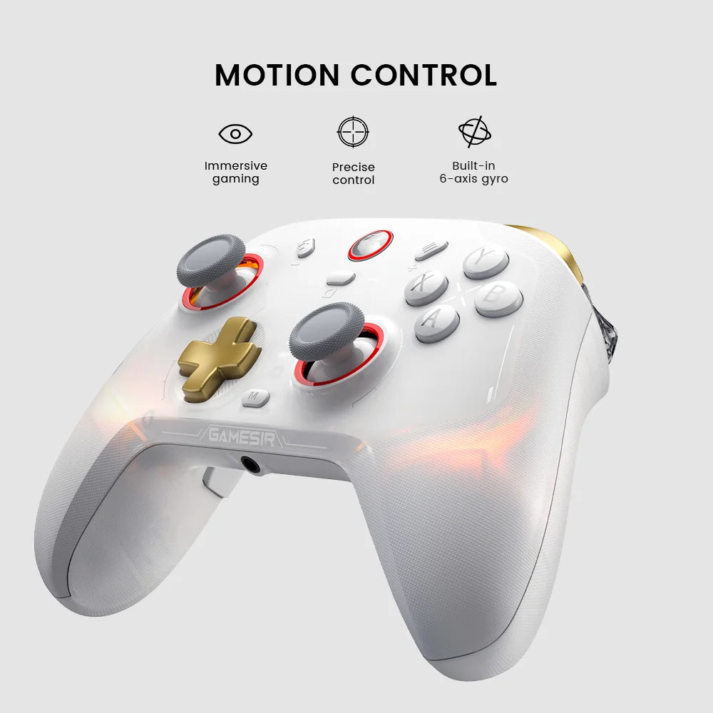 GameSir Cyclone 2 Wireless Pro Controller for Nintendo Switch 2 / PC / iPhone / Android - Hall Effect, Tri-Mode (BT/2.4G/USB)