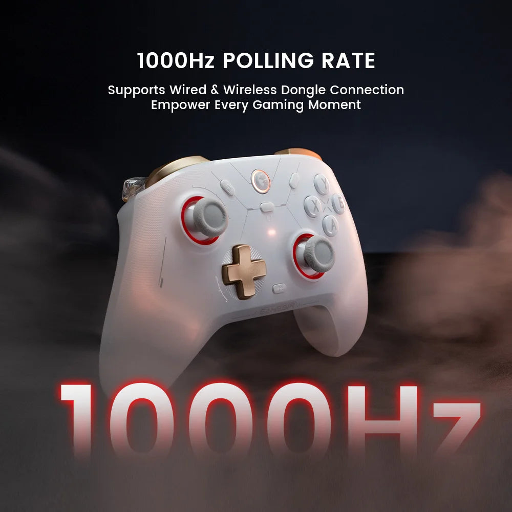 GameSir Cyclone 2 Wireless Pro Controller for Nintendo Switch 2 / PC / iPhone / Android - Hall Effect, Tri-Mode (BT/2.4G/USB)